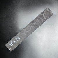 Заготовка для ножа из листовой стали 40х13 размеры: 250х30х2,5 мм.