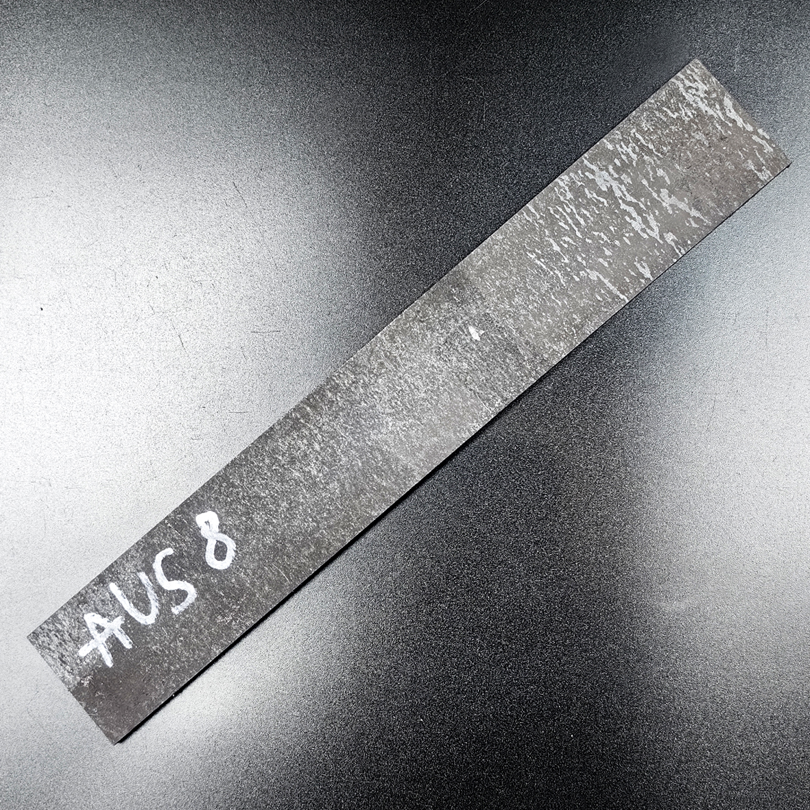 Заготовка для ножа из стали AUS-8 размеры: 200х30х4 мм